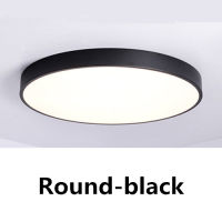 Remote Control LED Ceiling Light Nordic Square Round Ceiling Lamp Home Living Room Bedroom Study Surface Mounted Light Fixture