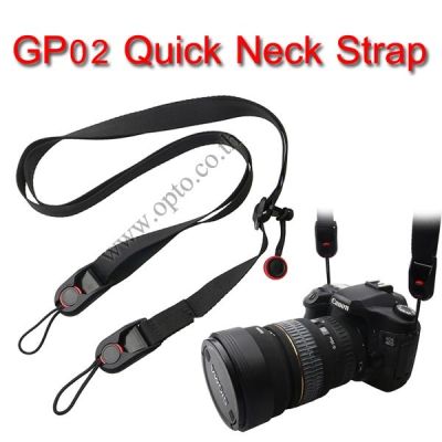 GP02 Joint Quick Neck Strap Sling for DSLR Mirrorless สายคล้องคอสำหรับกล้องแบบมีคลิ๊ปล็อคถอดสายได้