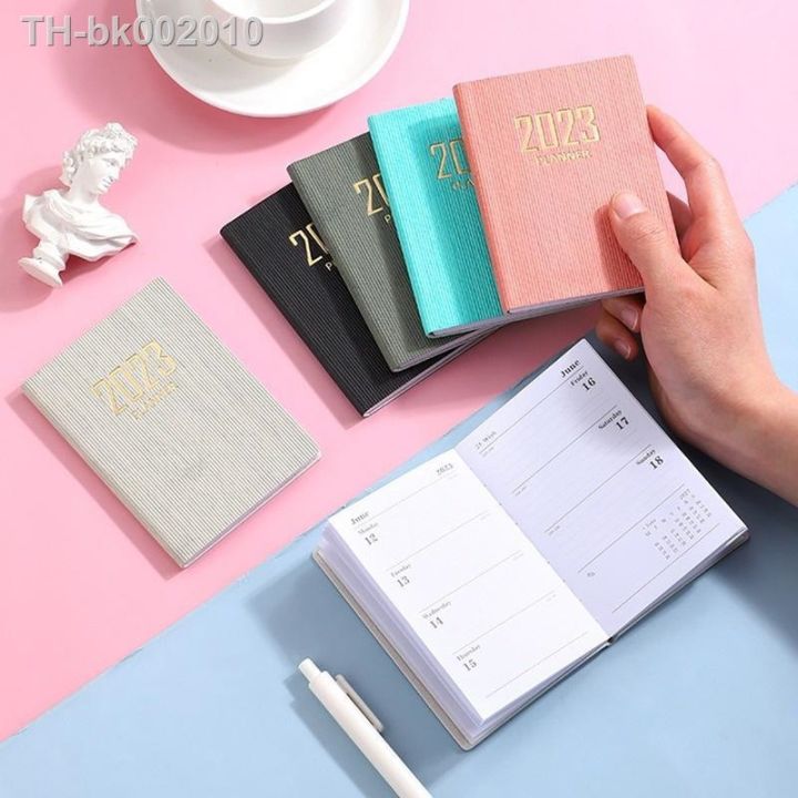 2024-a7-mini-notebook-365-days-portable-pocket-notepad-daily-weekly-agenda-planner-notebooks-stationery-office-school-supplies