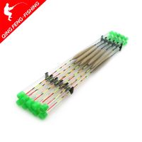 ๑✶ 10Pcs/lot Fishing Floats Balsa Flotteur Peche Shallow Water Ice Floating Bobbers Wooden Float For Fishing Accessories Tackle