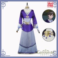 Dunyarzad Cosplay Costume Anime Game Genshin Impact Fantasy Women Cute Party Dress Halloween Uniform Clothing Party Outfits Gift