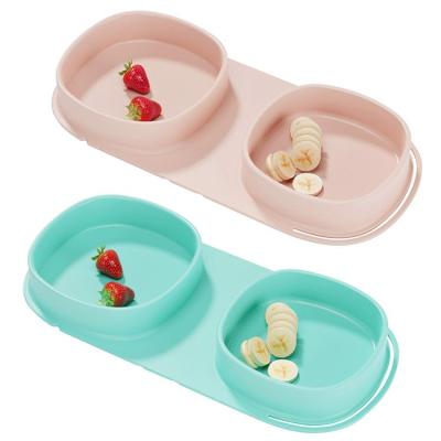 Silicone Plates for Baby Foldable Baby Dishes with 2 Bowls Portable Baby Feeding Supplies for Babies Toddlers Camping Picnic Travel Outdoor Dinner everyone