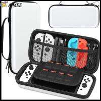 AIMEE พกพาสะดวก กระเป๋าเดินทาง ผู้ถือ Gamepad เคสการ์ดเกม กระเป๋าเก็บของ กระเป๋าถือ สำหรับ Nintendo สวิทช์ OLED