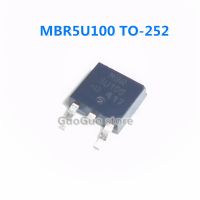 5ชิ้น MBR5U100ไป-252 MBR 5U100 TO252 5A/100V Schottky Diode ใหม่ดั้งเดิม