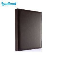 A4 PU Leather 3 Rings Binder File Folder Travel Document Portfolios Fashion Style Business Office Supplies 3 Ring Manager Folder