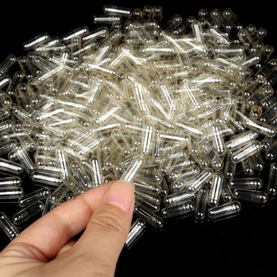 【CW】┋☒☾  100Pcs Sizes 1 0 00  Transparent Pill Hard Gelatin Medicine