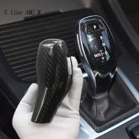 รถจัดแต่งทรงผมสำหรับ BMW X1 F48 X2 F39 1 Series 2020คาร์บอนไฟเบอร์เกียร์ Shift Handle Cover สติกเกอร์อัตโนมัติภายใน Trim อุปกรณ์เสริม