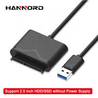 【Be worth】 Smart Automation Hannord USB 3.0ถึง SATA 22PIN SATA 3สำหรับ2.5/3.5นิ้ว Hard Drive HDD SSD Adapter Converter รองรับ12TB