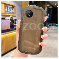 ซิลิโคนเคสโทรศัพท์สีทึบ Y02A สำหรับ VIVO,เลนส์กันกระแทกปกป้องขอบตรง TPU Cove