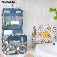 Wash gargle bag folding travel receive a portable bag hook hanging waterproof receive wash gargle bag on business travel makeup bag