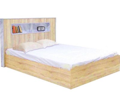 เตียงนอน HAVANA 5 ฟุต // MODEL : B-5-PREMIUM ดีไซน์สวยหรู สไตล์เกาหลี หัวตรงมีช่องวางของ สินค้ายอดนิยมขายดี แข็งแรงทนทาน ขนาด 160x219x87 Cm