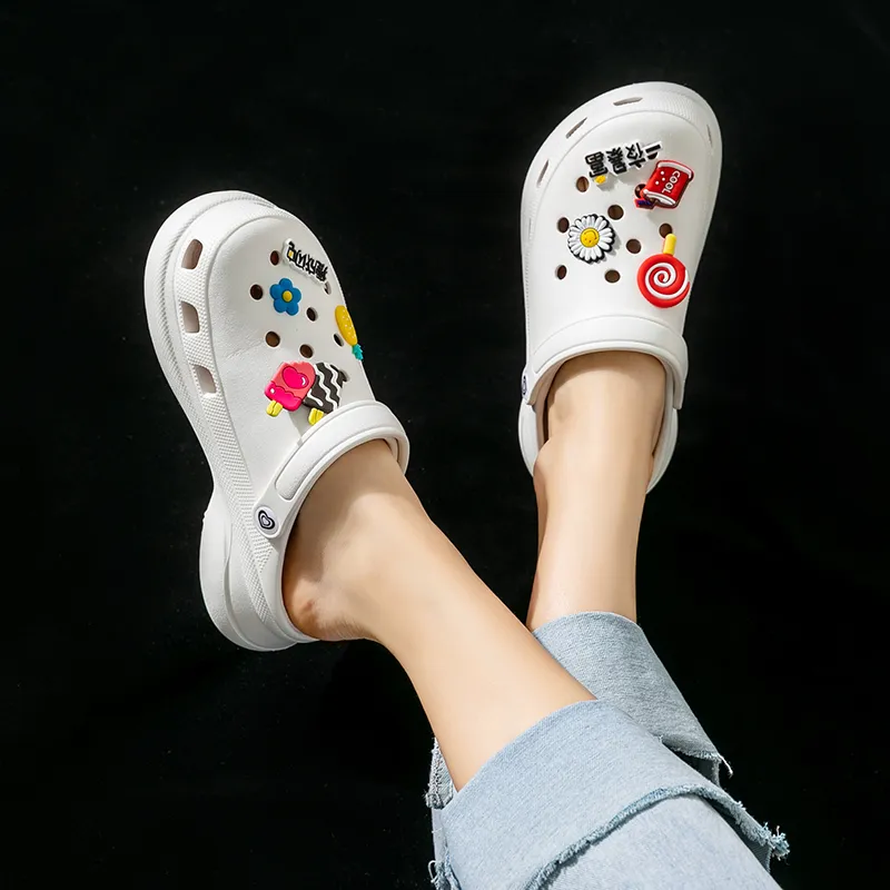 Crocs Classic Bae Clog highheeled Slippers Flipflops beach shoes