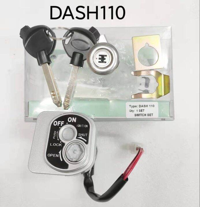 COD MOTORCYCLE ANTI THEFT IGNITION SWITCH SET FOR DASH 110 Lazada PH