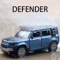 1:36 Land Rover Defender SUV D Iecast ล้อแม็กโลหะรถหรูรุ่นดึงกลับรถสำหรับเด็กของเล่นที่มีของที่ระลึกคอลเลกชัน