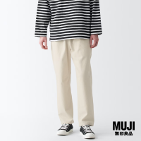 มูจิ กางเกงเดนิมเอวยางยืดแบบใส่สบาย ผู้ชาย - MUJI Denim Easy Pants