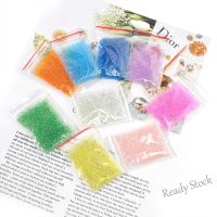 【hot sale】 ☂◆✺ B50 Non-porous glass beads Symphony transparent manicure beads Blister beads DIY jewelry accessories Bubble beads microbeads