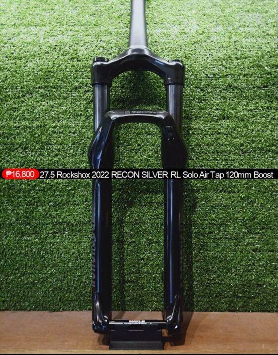 27.5 Rockshox Fork Recon Silver RL BOOST 15x110 Solo air 120mm Black