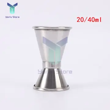 15/30ml or 25/50ml stainless steel cocktail