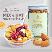 Hạt dinh dưỡng mix 5 loại hạt TANU NUTS hũ 500g granola mix các loại hạt