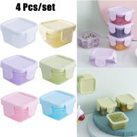 【cw】 4 Pcs/Set BPA Baby Food Storage Containers Fruit Kids Snack Freezer Cup 60ml