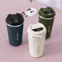 In-Car ฉนวนถ้วย380510Ml สมาร์ทแก้วกาแฟแบบพกพาความร้อน Tumbler อุณหภูมิจอแสดงผลขวดสูญญากาศขวดน้ำ