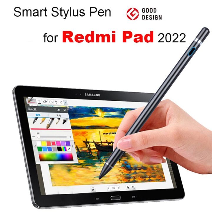 ปากกาสไตลัสสำหรับเหมาะสำหรับแผ่น-xiaomi-redmi-10-61ดินสอแท็บเล็ตเหมาะสำหรับ-xiaomi-book-s-ipad-5-pro-mi-pad-5-mipad5หน้าจอวาดภาพแบบสัมผัสกรณีปากกา