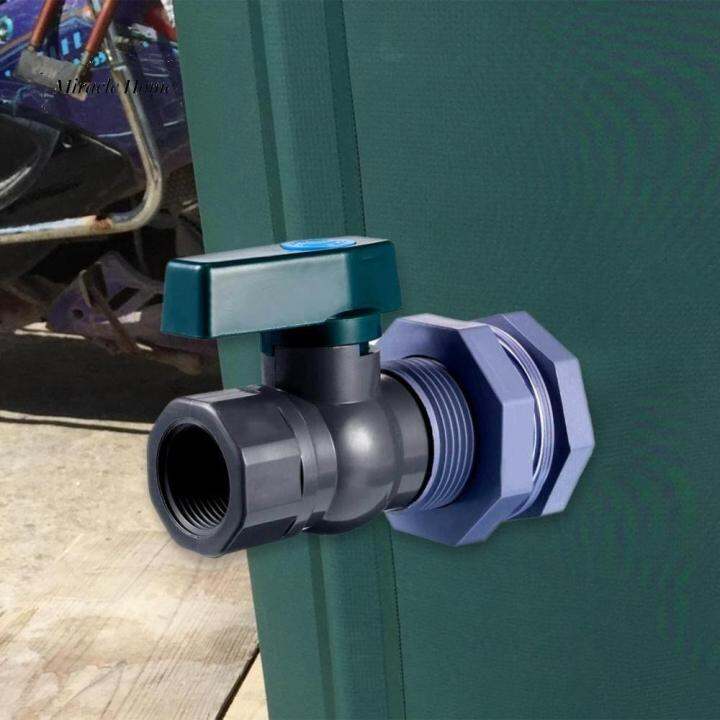 81RCW 3/4in PVC Rain Barrel Diverter Kit With Bulkhead Fitting Anti