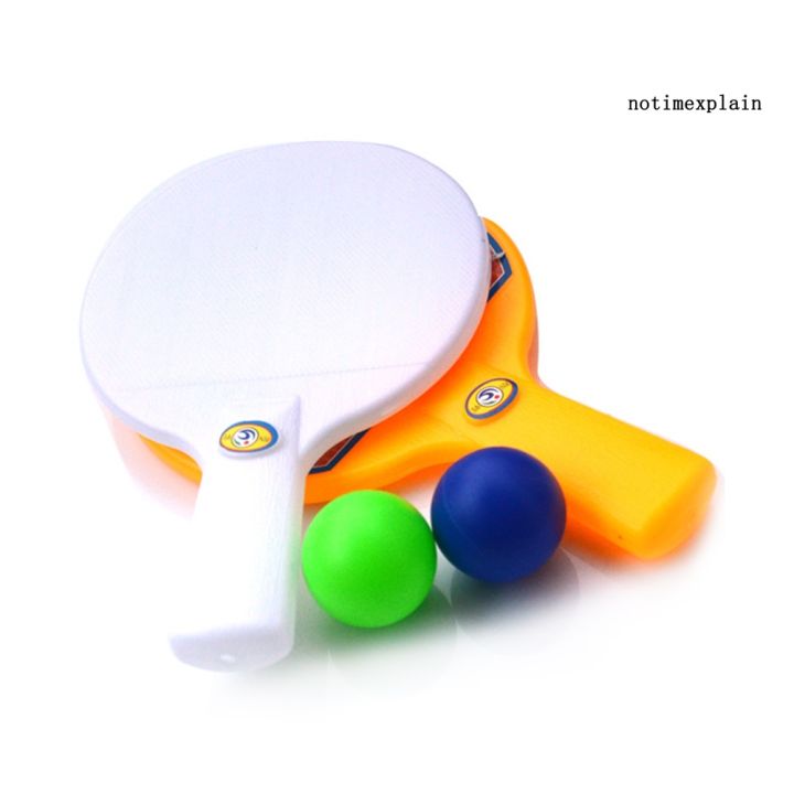 ขายดี-egxtrb-ขายดีแบบพกพาขนาดเล็กของเด็ก2ชิ้นโต๊ะการ์ตูนลูกบอลไม้เทนนิสของเล่นในร่มกีฬาเกม