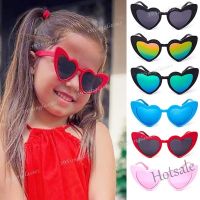 【hot sale】☑ D03 Children love heart-shaped shade sunglasses baby decorative Wild Cat Eye glasses kids peach heart Boy girls cute Outdoor sunglasses