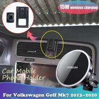 {DAC อะไหล่รถยนต์} ที่วางโทรศัพท์ในรถสำหรับ Volkswagen VW Golf Mk7 2013 2020แท่นวางช่องแอร์แม่เหล็กรองรับอุปกรณ์เสริมชาร์จไร้สาย2015 2014