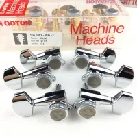 Original GOTOH SG381-01-MGT Electric Guitar Locking Machine Heads Tuners Chrome  Silver Tuning Peg MADE IN JAPAN