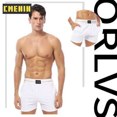 [CMENIN Official Store] ORLVS (1 Pieces) แฟชั่นผ้าฝ้ายเซ็กซี่ชายชุดชั้นในกางเกงนักมวยนุ่มบุรุษกางเกงนักมวยกางเกงนักมวยเย็บปะติดปะต่อกันชายPanty OR6217