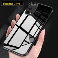 Case Realme 7Pro เคสนิ่ม เรียวมี ขอบสีหลังใส เคสกันกระแทก สวยและบาง TPU CASE เคสซีลีโคน สินค้าใหม่ Realme7pro