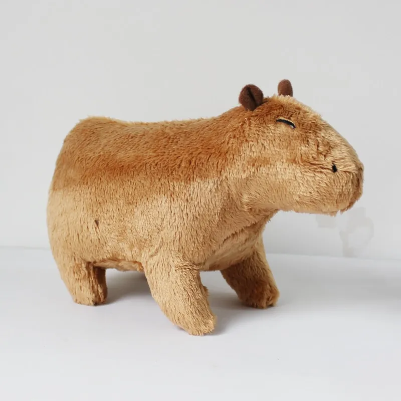 Búp Bê Capybara Lông Tơ Mô Phỏng Thú Nhồi Bông Thú Nhồi Bông Búp Bê Mềm Mại  Đồ Chơi Trẻ Em Quà Tặng Giáng Sinh Peluche 18Cm 