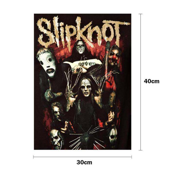 ภาพวาดตกแต่งโปสเตอร์วง-slipknot-ศิลปะบนผนังรูปภาพงานฝีมือตกแต่งบ้าน