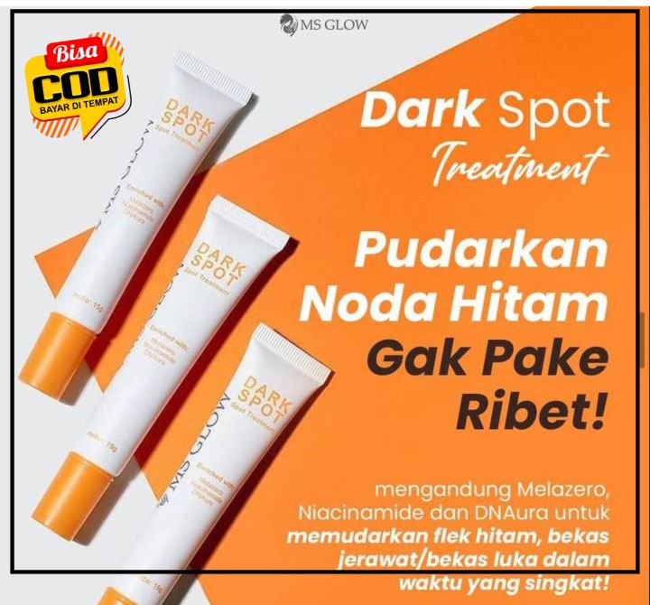 Salep Penghilang Flek Hitam Di Wajah Ms Glow Dark Spot Salep Flek Dark Spot Ms Glow Original