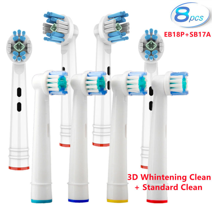 หัวแปรงแปรงสีฟันไฟฟ้าสำหรับ-un-oral-b-3d-whitning-หัวแปรงสีฟันขายส่ง8pcs-หัวแปรงสีฟันสำหรับเด็กและผู้ใหญ่-xnj
