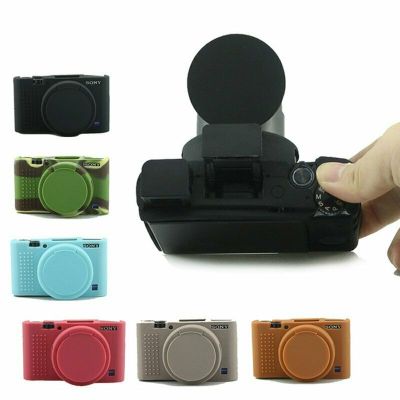 RX100เคสสำหรับ Sony กล้องแบบนิ่ม III IV VI RX100 VII ZV1 ZV-E10ป้องกันร่างกายกระเป๋าครอบกรอบตัวปกป้องกล้องถ่ายรูปผิว