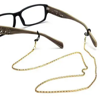 Gold chain glasses on sale strap