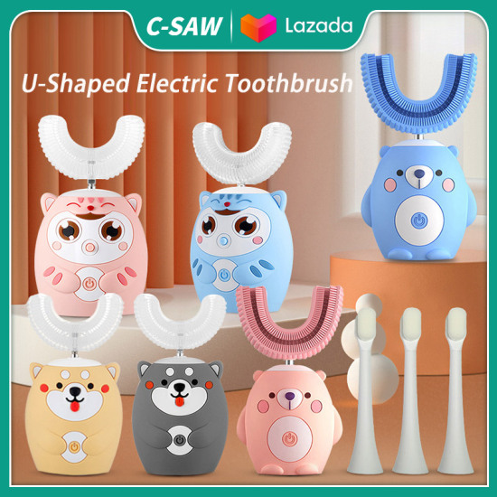C-saw bàn chải đánh răng điện cho trẻ em u - ảnh sản phẩm 1