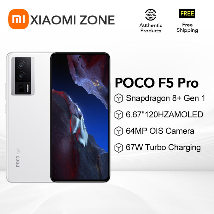 Global Version Poco F5 Pro 256gb512gb Cellphone Snapdragon 8 Gen 1 Octa Core 120hz Amoled 9931