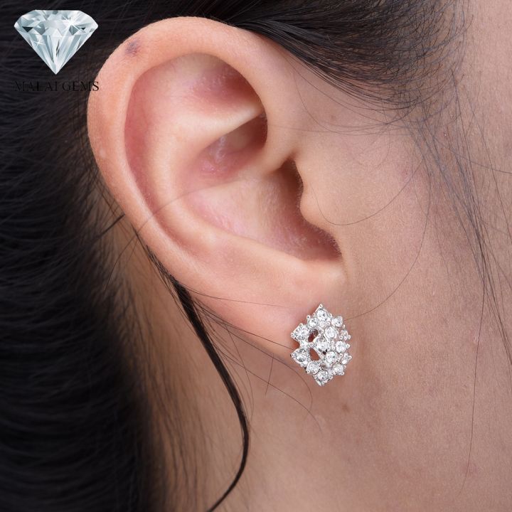 malai-gems-ต่างหูเพชร-เงินแท้-silver-925-เพชรสวิส-cz-เคลือบทองคำขาว-รุ่น-11003659-แถมกล่อง-ต่างหูcz-ต่างหูเงินแท้