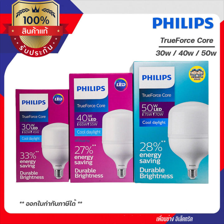 philips-trueforce-core-gen3-หลอดไฟ-led-30w-40w-50w-ขั้ว-e27-หลอดled-แอลอีดี-หลอด-ฟิลิปส์-หลอดไฟ-หลอดไฟ-ไฮเบย์