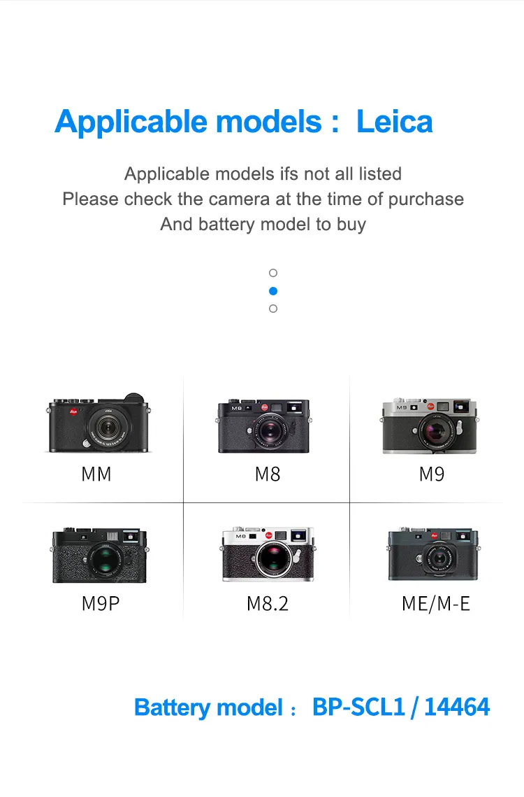 LEICA 14464 BP-SCL1 LEICA M8,M9,MM バッテリー-