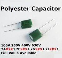 50PCS 100V 2A682J 2A822J 2A272J 2A332J 2A392J 2A472J 2A562J Polyester capacitor 100V 4.7/5.6/6.8/8.2/0.00/2.7/3.3/3.9/NF/UF