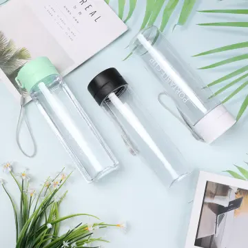 280ml Summer Clear Frosted Water Bottle Simple Fresh Male Female