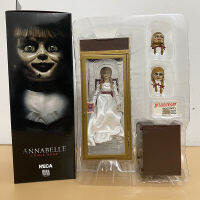 NECA Annabelle ตุ๊กตารูปการกระทำที่ดีที่สุดมาที่บ้านผันในมือร่วมที่สามารถเคลื่อนย้ายตุ๊กตา18เซนติเมตรห้องเครื่องประดับสยองขวัญตุ๊กตา