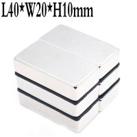 ◙┇ 1/2/5Pcs40x20x10 Neodymium Magnet 40mm x 20mm x 10mm N35 NdFeB Block Super Powerful Strong Permanent Magnetic imanes 40x20x10