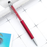 [In stock] หมุนปากกาลูกลื่นโลหะคริสตัล หน้าจอสัมผัสปากกาของขวัญปากกาโฆษณาแบบ capacitive ปากกาโลหะปากกาลูกลื่นพิมพ์ได้ logo