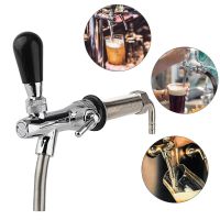 [HOT] Adjustable Faucet with Ball Lock Quick Connecter keg disconnect For Beer Keghomebrew kegging kit